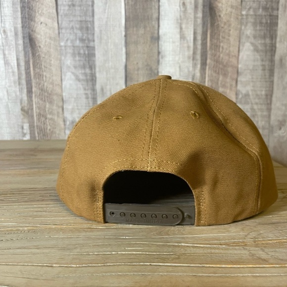 Vintage Carhartt Tan Snapback Hat USA Made NWOT - Picture 8 of 9